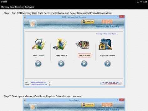 Memory Card Recovery Software Help screenshot 10