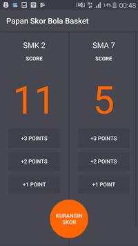 Papan Skor Bola Basket (Basketball Scoreboard) screenshot 2