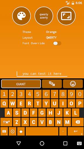 GIANT Text Keyboard स्क्रीनशॉट 8