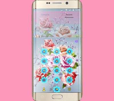 Colorful flower wallpaper theme screenshot 3