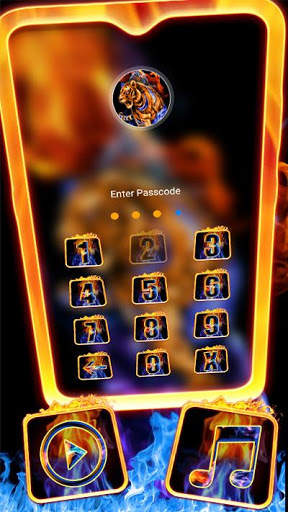 Fractal Tiger Launcher Theme screenshot 5