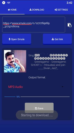 Mp3 Downloader for Smule screenshot 2