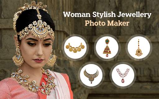 Woman Stylish Jewellery Photo Maker screenshot 1