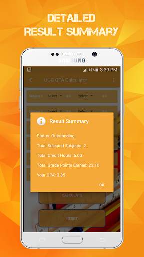 UOG GPA - CGPA Calculator screenshot 6