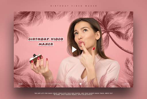 Birthday Video Maker - Video maker screenshot 1