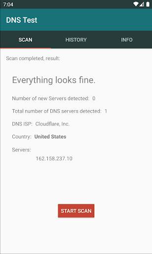 DNS Test 1 تصوير الشاشة
