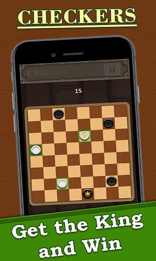 Checkers game : Draught , Dame board game screenshot 3