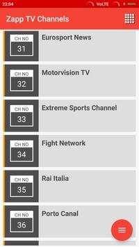 Zapp TV Channels स्क्रीनशॉट 4