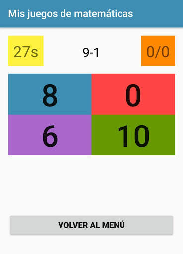 Mi juego de matemáticas screenshot 4