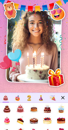 Birthday photo frame - collage screenshot 5