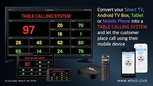 Table Calling System - TCS screenshot 1