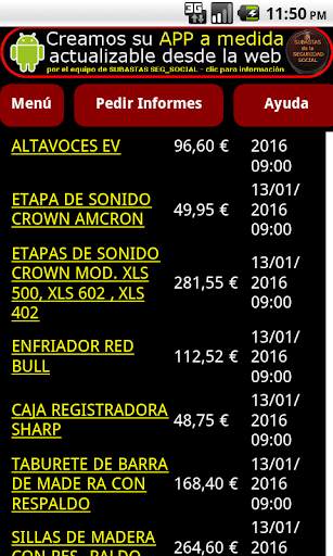 Subastas de la Seguridad Social screenshot 4