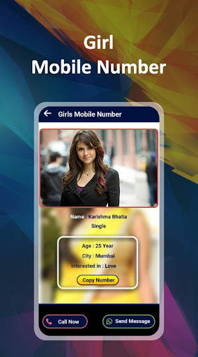 Girls Mobile Number for WhatsApp - Prank screenshot 4
