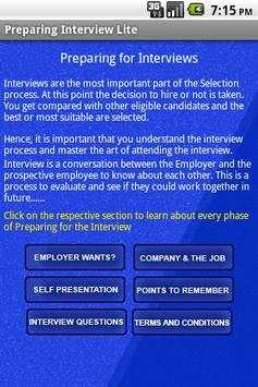 Preparing for Interviews-Lite screenshot 1