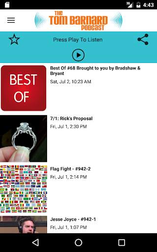 Tom Barnard Podcast App screenshot 8