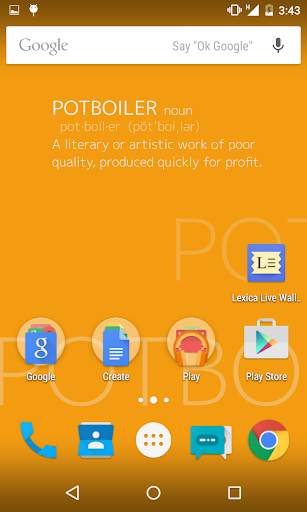 Lexica Live Wallpaper Lite screenshot 5