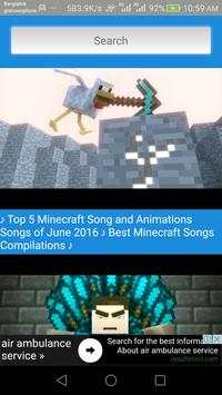 Video Song of Minecraft screenshot 3