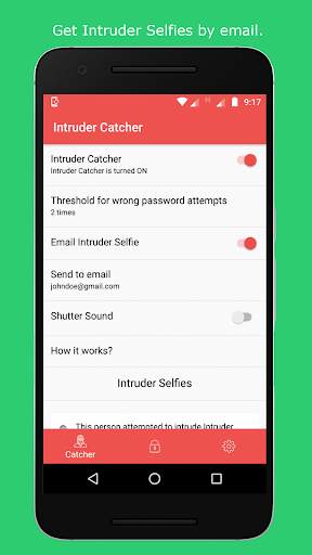 Intruder Catcher: Lock Screen and App protection screenshot 2