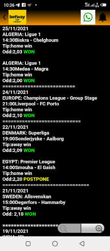 Daily Correct Scores screenshot 1