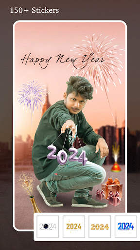 Happy NewYear Photo Editor2024 screenshot 1