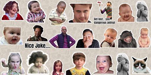 Funny Stickers for Whatsapp - WAStickers apps screenshot 1