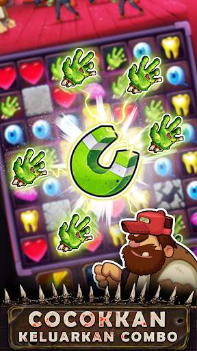 Zombie Blast -RPG Match 3 Game screenshot 2