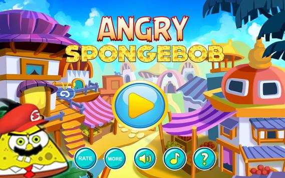 Frenzy! Angry Sponge of Bob - Runner screenshot 1
