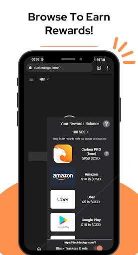 Carbon Super Schneller Browser screenshot 2