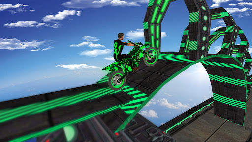 Dirt Bike Stunt track: Motocross Racing Game screenshot 7