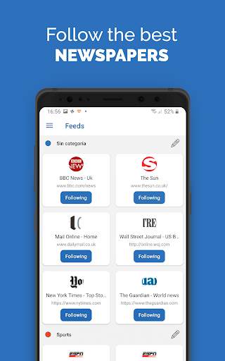 FeedsNews - Breaking News & Rss Reader screenshot 2