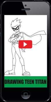 How To Draw Teen Titan Video screenshot 2