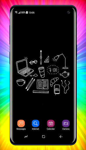 Black Wallpaper screenshot 2