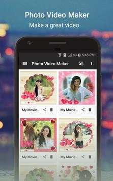 Photo Video Maker 1 تصوير الشاشة