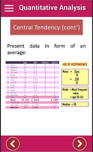 Quantitative Analysis - Student Notes App screenshot 3