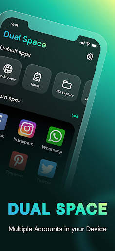 Dual Messenger: Multi Space screenshot 1