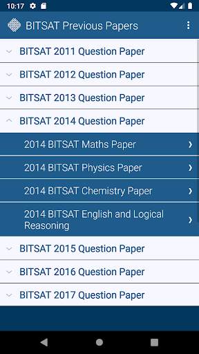 BITSAT Exam Previous Papers Free screenshot 2