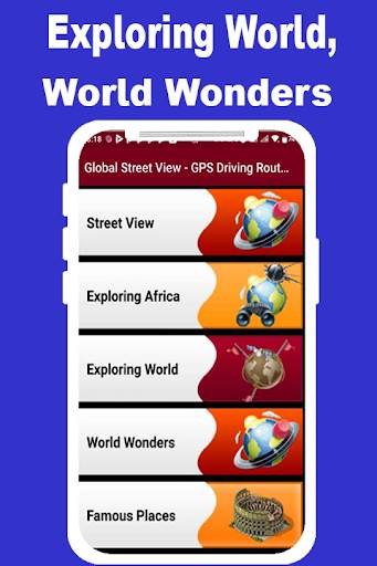 Global Street View - GPS Driving Route Locator 3D screenshot 3