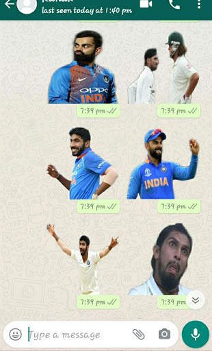 Funny Cricket Stickers for WhatsApp screenshot 5