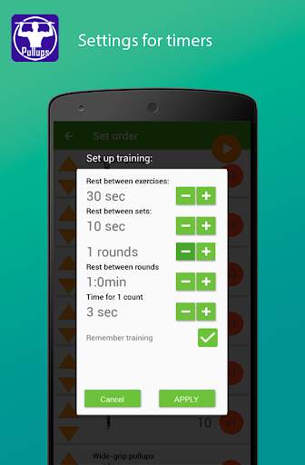Pullups my workout screenshot 4