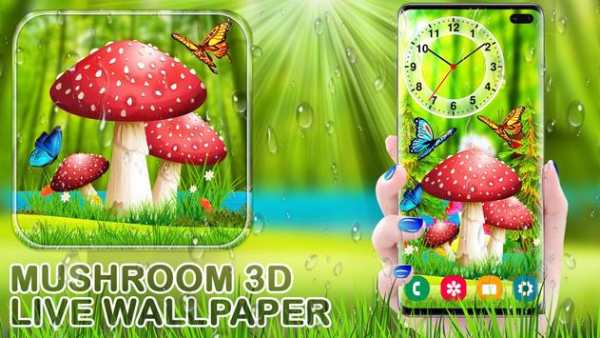 Mushroom Live Wallpaper 2019 screenshot 1