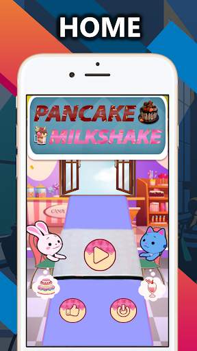 Pancake and Milkshake competing eating challege. screenshot 2
