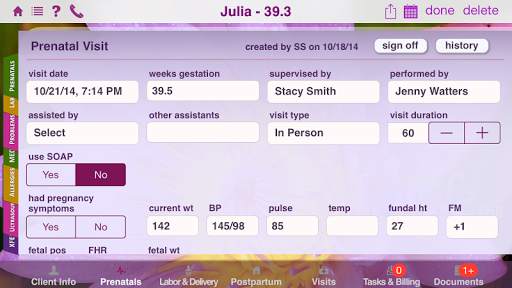 Mobile Midwife EHR Client Port screenshot 6