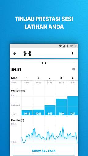 Lari dengan MapMyRun screenshot 1
