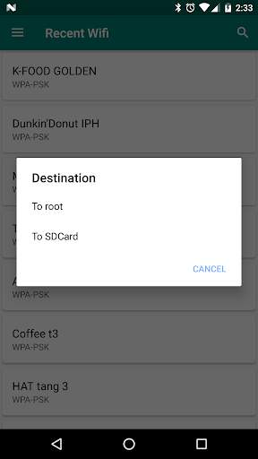 Recent Wifi Viewer (ROOT) screenshot 6