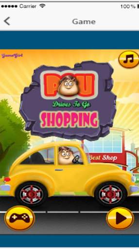 Pou Drives To Go Shopping screenshot 3