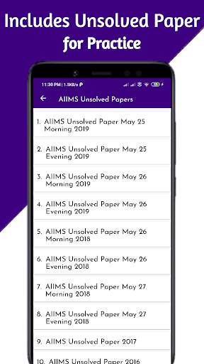 AIIMS Solved Papers Offline screenshot 6