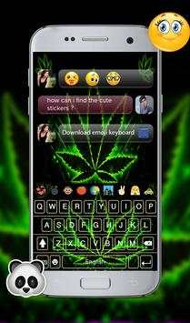 weed Rasta GO Keyboard Theme screenshot 2
