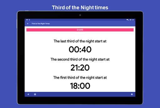 Third of the Night Calculator screenshot 4