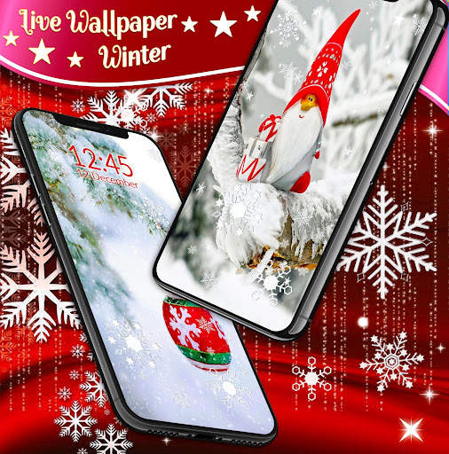 Winter Live Wallpaper ❄️ Frozen Snow Wallpapers screenshot 2