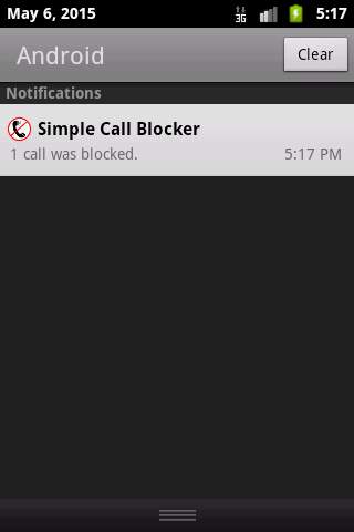 Simple Call Blocker Free screenshot 2
